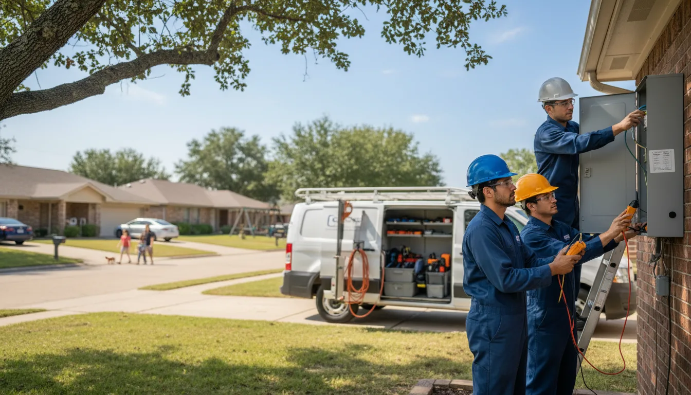 Certified electrician providing emergency electrical services in Jacksonville, AR